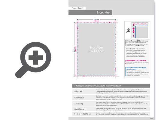 Product Bild brosch__re_mit_drahtheftung__endformat_din_a4__112-seitig