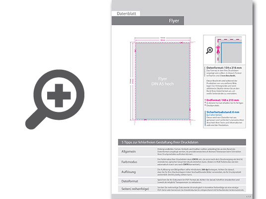 Product Bild multiloft-flyer_din_a5_hoch_(14_8_cm_x_21_0_cm)__4_4_farbig_(beidseitiger_druck)