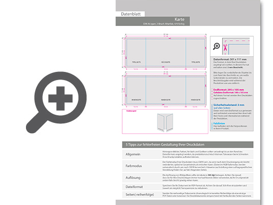 Product Bild hochzeitskarte__gefalzt_auf_din_a6_quer__vertikaler_2-bruch_fensterfalz__6-seitig